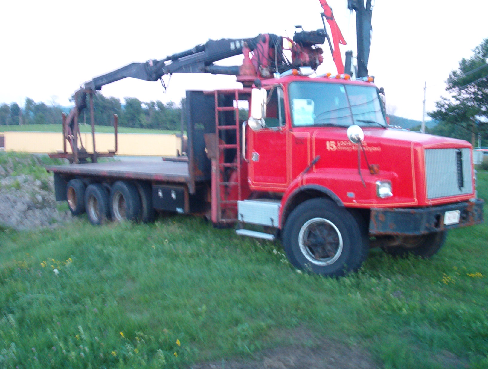 Prentice TS33 Drywall, Wallboard, Sheetrock Crane Truck For Sale.